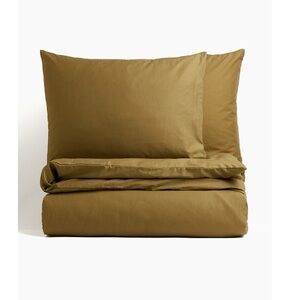 H&M COTTON QUEEN DUVET COVER SET